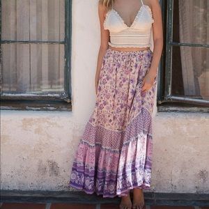 Spell Maxi Skirt- Portobello